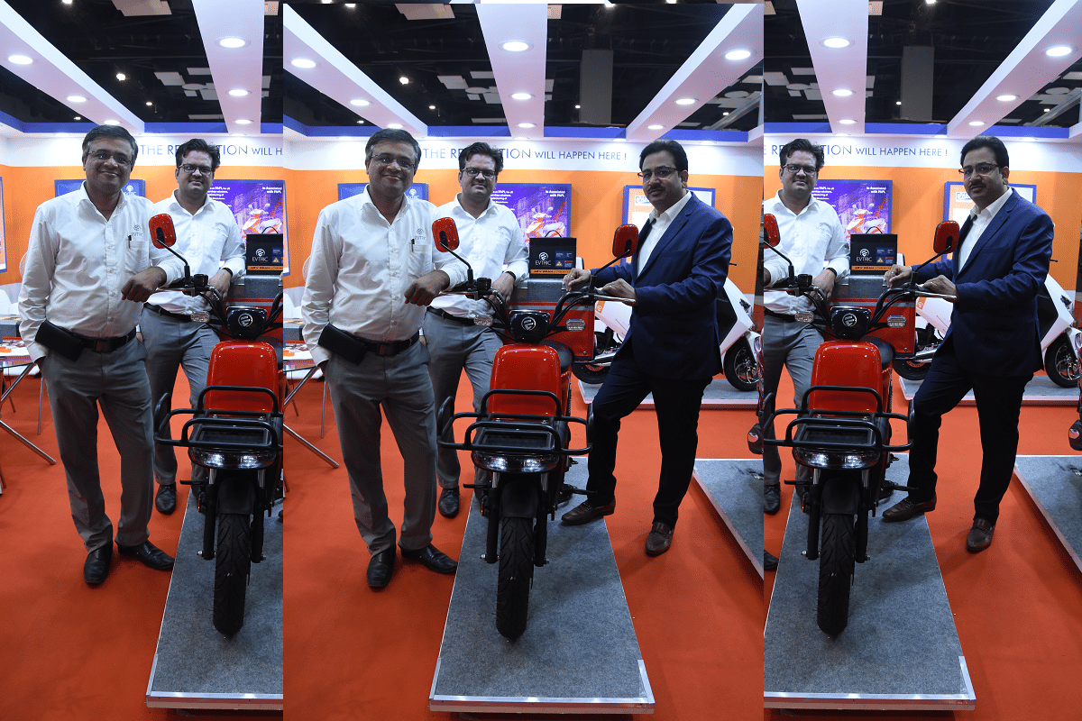 EVTRIC Motors unveiled its first B2B Electric Delivery Scooter EVTRIC Connect at EV Expo 2021