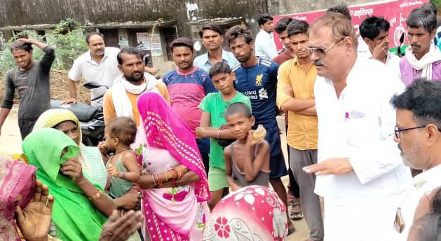 Heard the problems of flood affected villagers