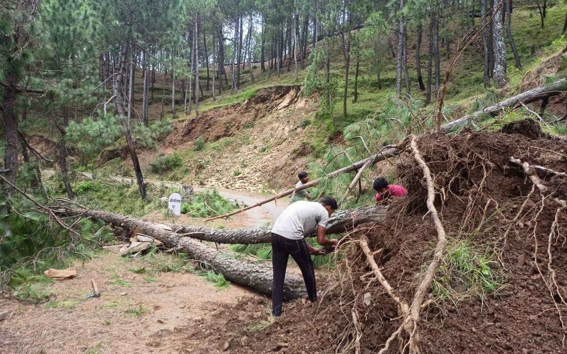 Road Closed in Nachani