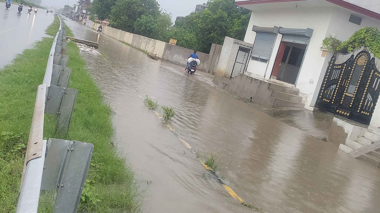 Jhajjam rain stopped the speed