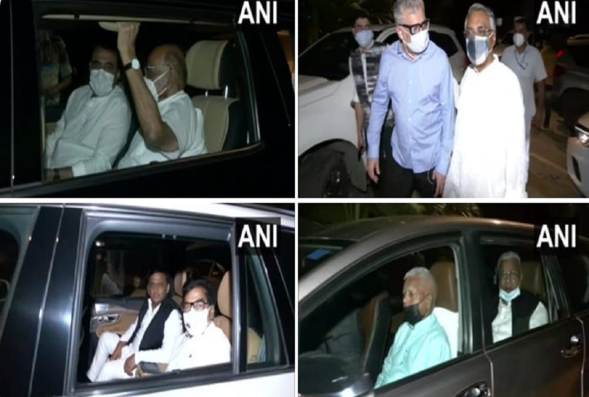 Meeting on Kapil Sibal residence, Sharad Pawar, Derek O Brien, Lalu Prasad, Akhilesh Yadav,  Shashi Tharoor and Anand Sharma arrived on monday night