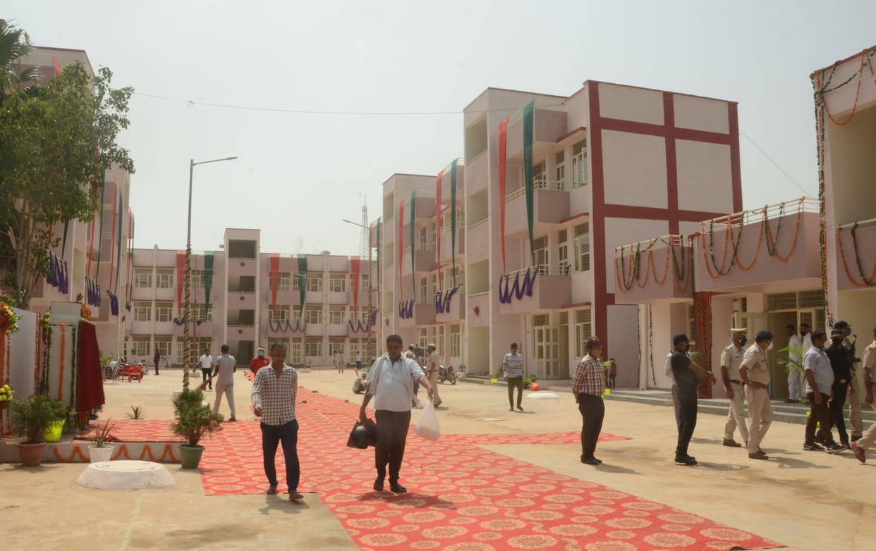Police Colony Inauguration: Policemen got 44 flats of two and three bed rooms