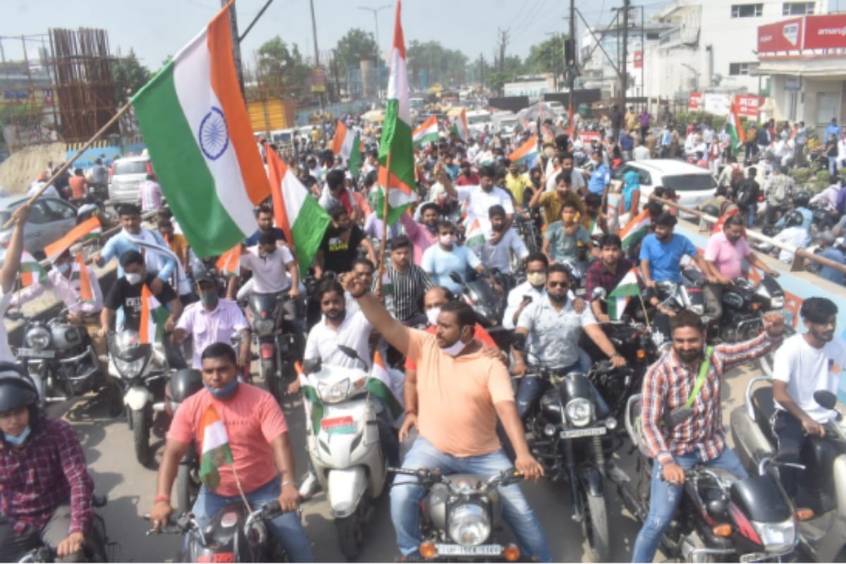 Bike Rally: Jashn-e-Azadi started with the echo of Vande Mataram in Meerut