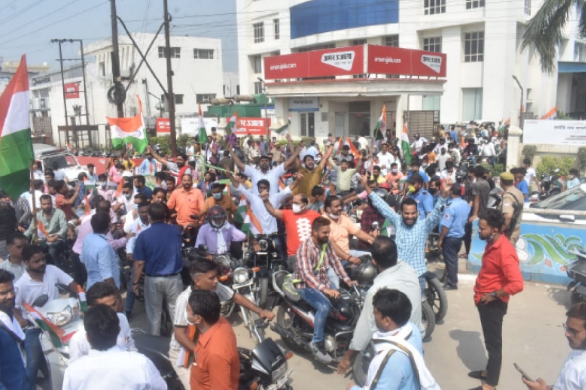 Bike Rally: Jashn-e-Azadi started with the echo of Vande Mataram in Meerut