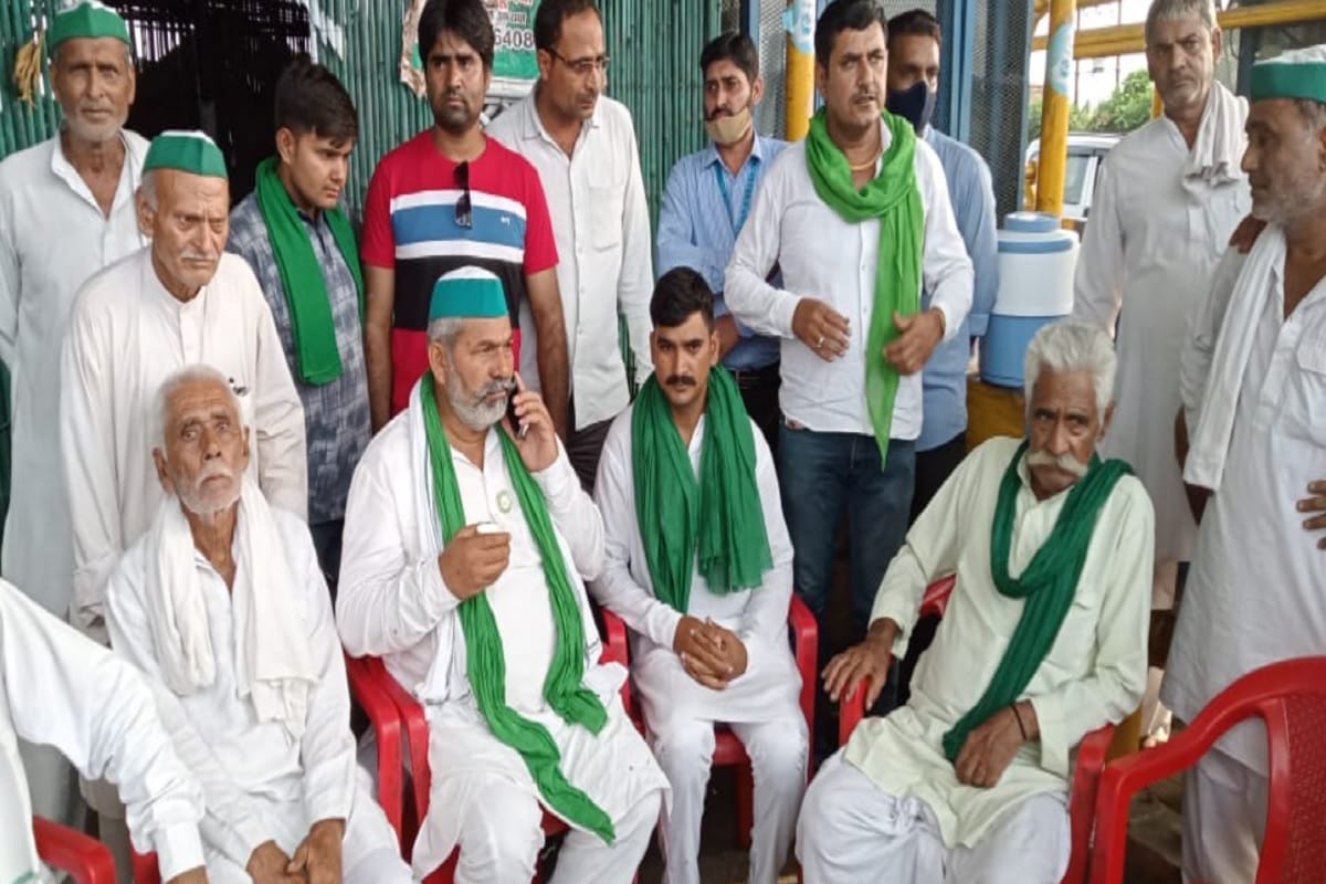 UP News: Rakesh Tikait said that Farmers are getting support everywhere against the BJP government