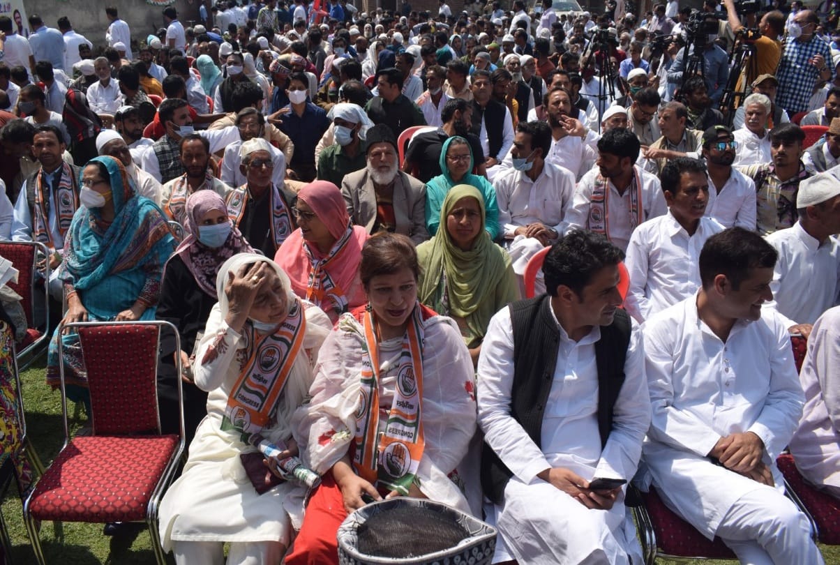 rahul gandhi jammu kashmir visit day 2 Jammu Kashmir Rahul Gandhi Day 2 Visit Latest News
