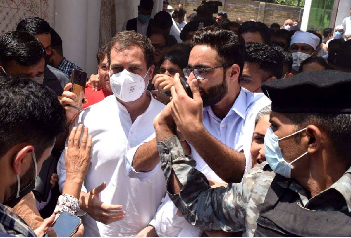 rahul gandhi jammu kashmir visit day 2 Jammu Kashmir Rahul Gandhi Day 2 Visit Latest News