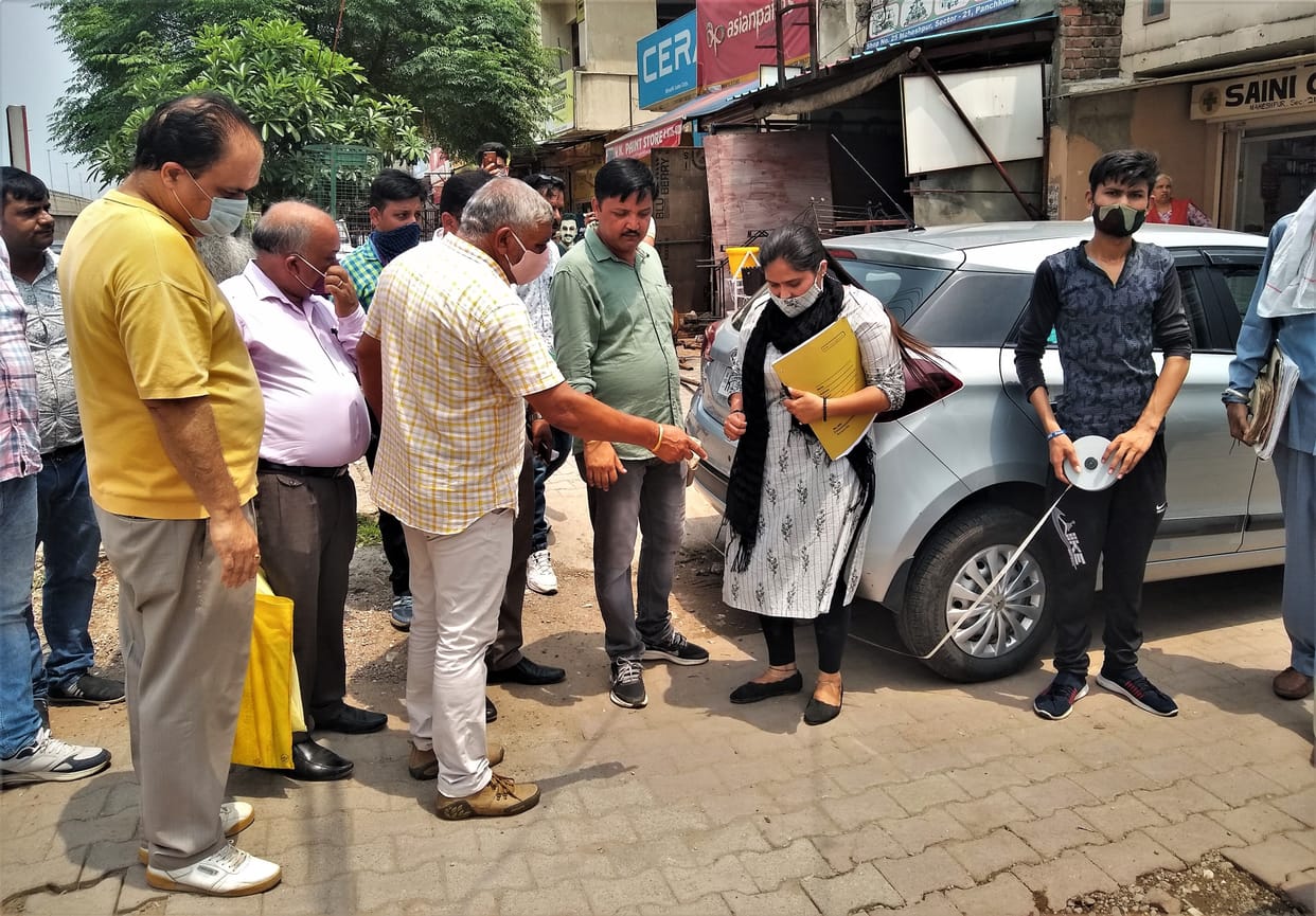 The case of capture of Phirni in Maheshpur ... the measurement was completed in five hours under the supervision of the officers, the administrative officers reached the village of Sector-21 on the orders of the ADC