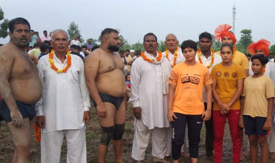 Haryana's Ashok won wrestling in 40 seconds