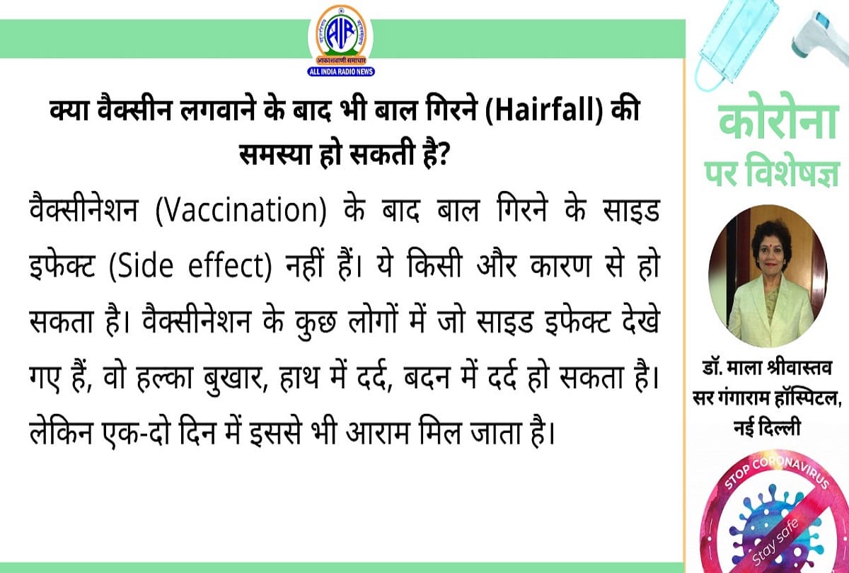 Coronavirus vaccine side effects post covid problems coronavirus question answer