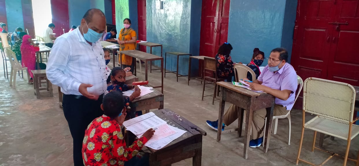 3745 children gave Jawahar Navodaya Vidyalaya entrance exam