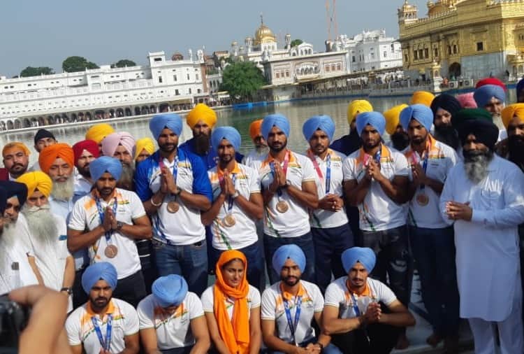 Indian Hockey players reached Amritsar of Punjab