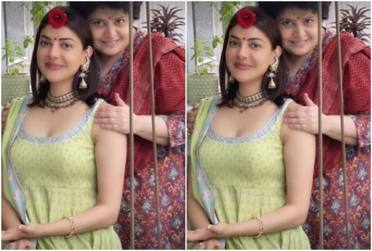 Kajal Aggarwal celebrates first Teej after marriage, shows her tiny mehendi