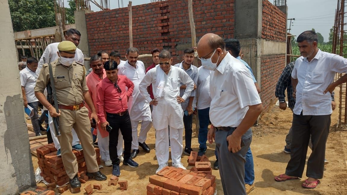 ITI was being constructed with substandard bricks