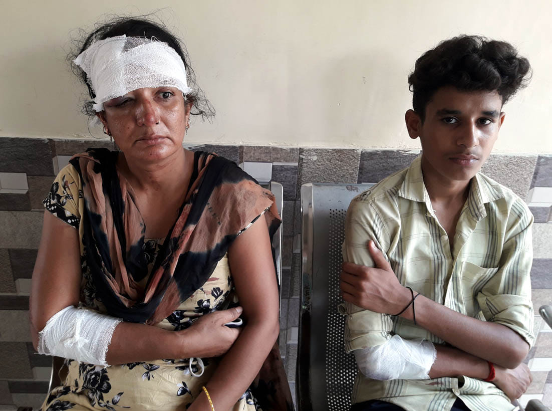 Anganwadi and its son robbed