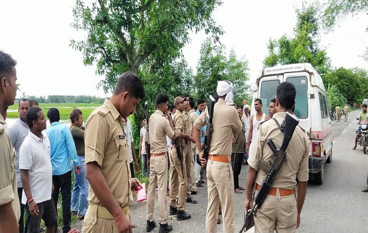 road Accident in Mau car overturned in a waterlogged field In attempt to save bike rider aunt and nephew died