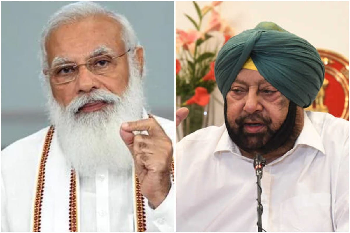 Capt Amarinder Singh met PM Narendra Modi in New Delhi