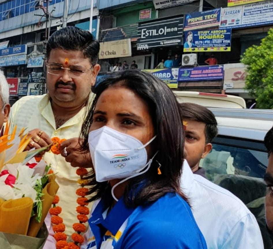 haridwar news: vandana kataria returned to Delhi for Independence Day program