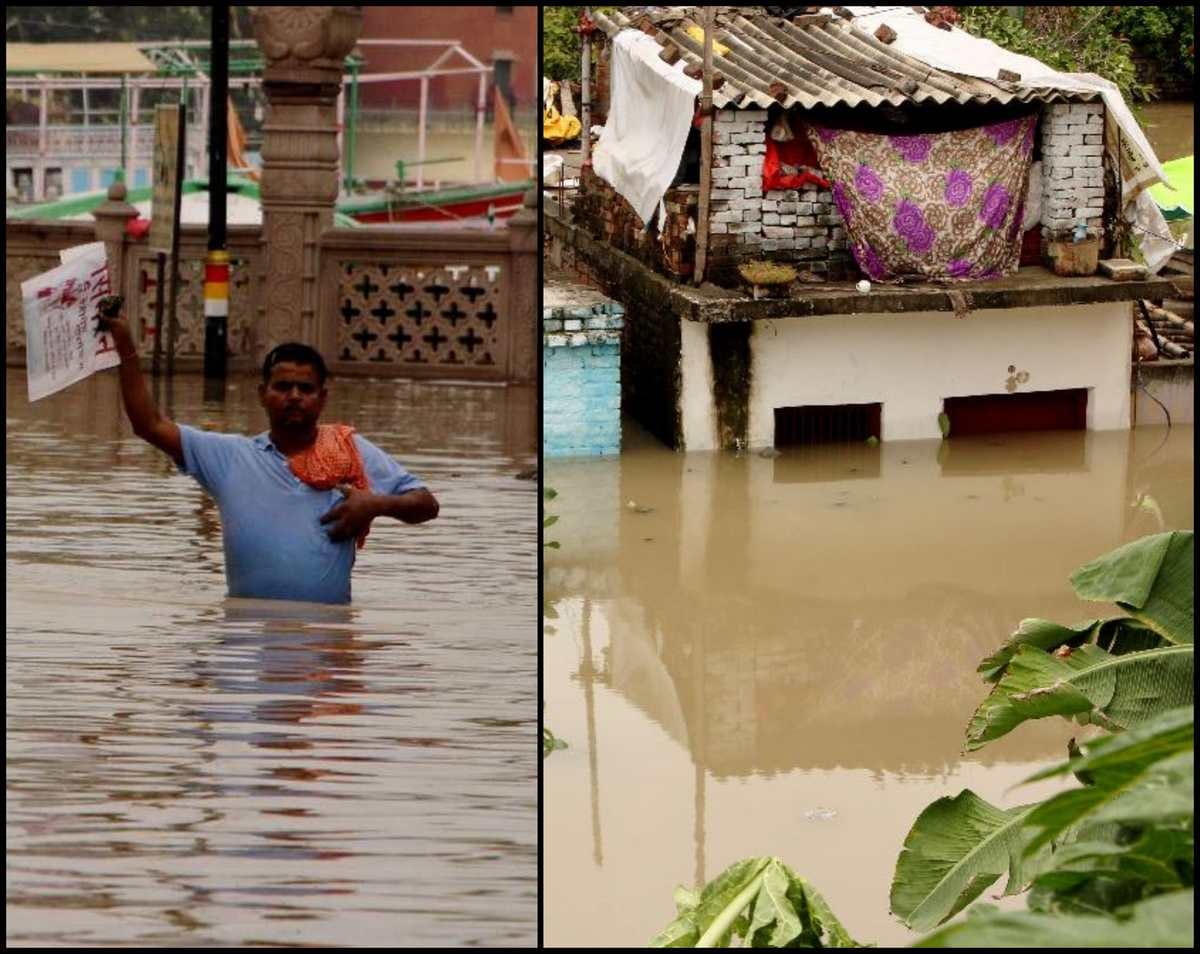 varanasi ganga flood situation: Due to continuous rise in water level now Ganga towards city villages and colonies submerged