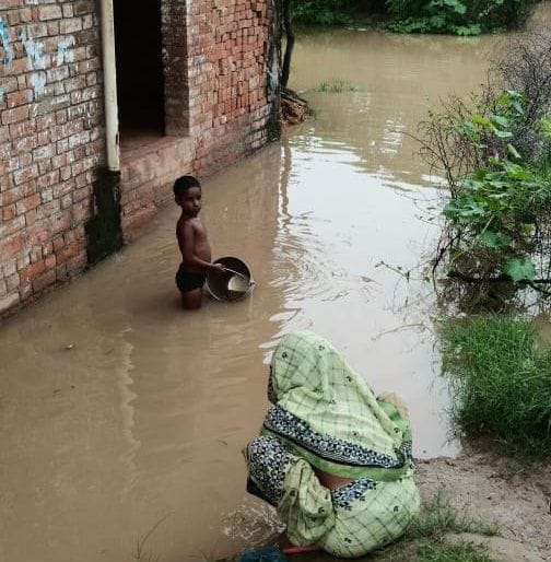 Yamuna-Ganga flowing one meter above the danger mark