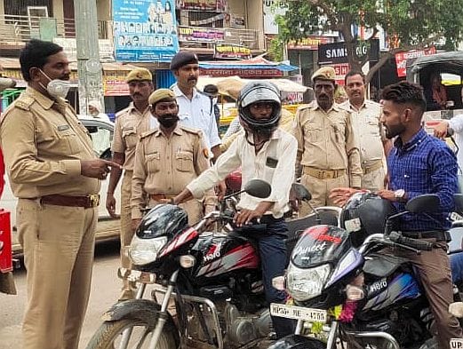 80 vehicles challaned, made aware