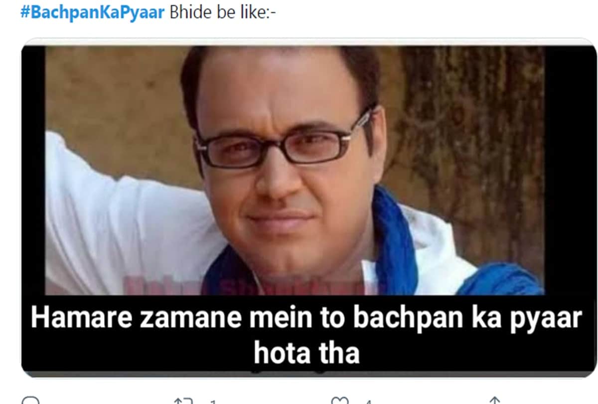 Bachpan Ka Pyaar Boy Sahdev Dirdo viral song Funny Memes Viral On Social Media