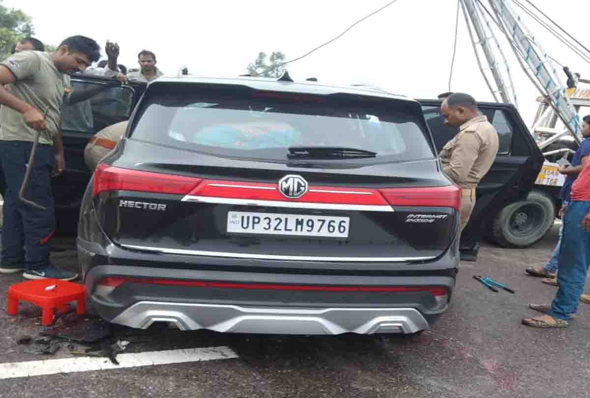 Accident on Lucknow-Agra Expressway, seven injured