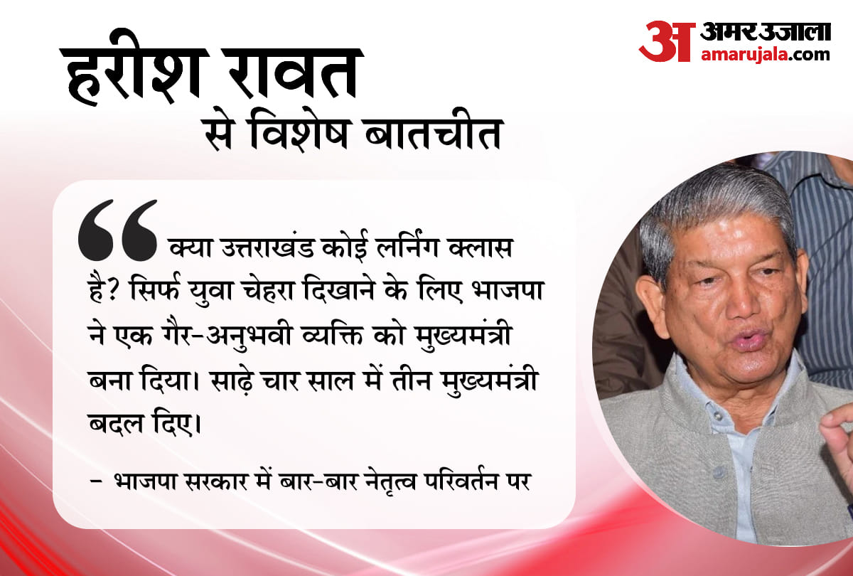 Key points of Harish Rawat conversation with Amar Ujala