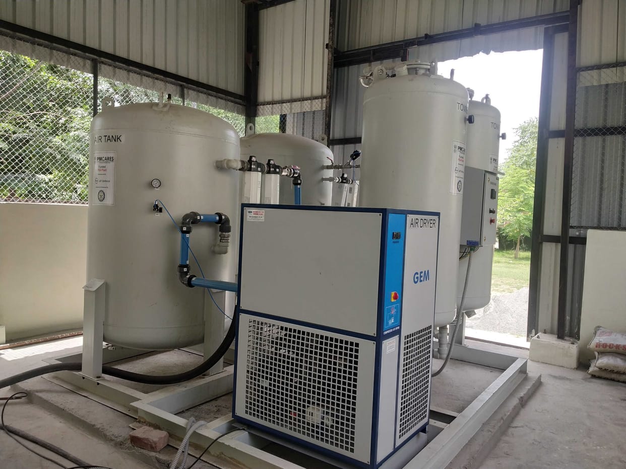 Oxygen plant has not been tried yet, work stuck for 20 days waiting for engineer