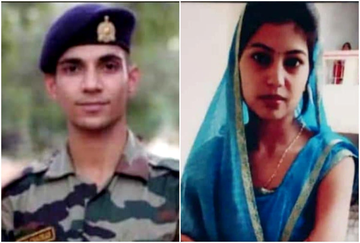 Army jawan wife committed suicide in etah after her husband death in kashmir