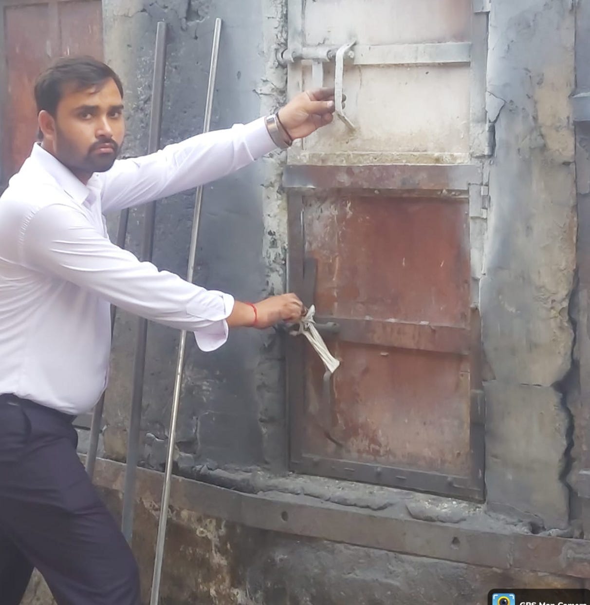 Three lead furnaces closed and sealed
