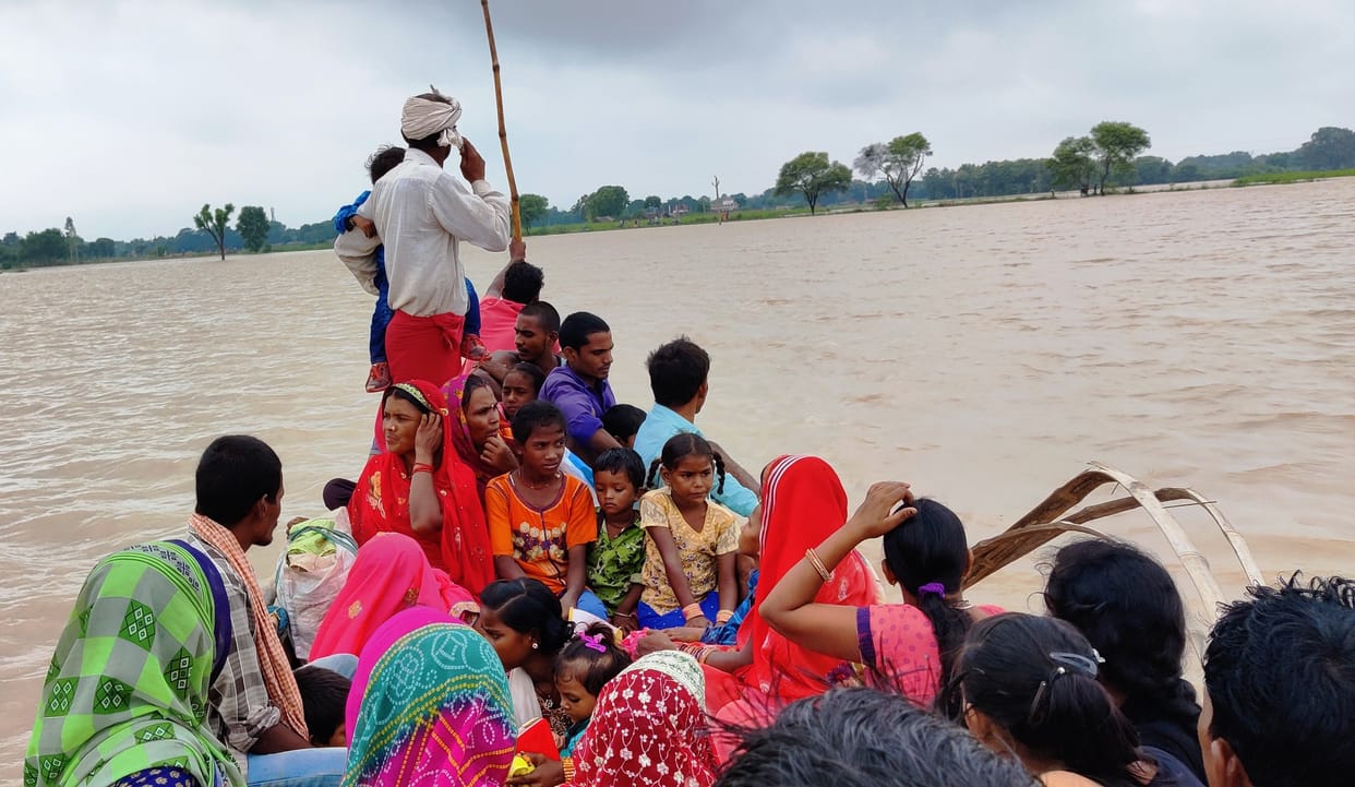 Villagers engaged in protecting life and property except crop
