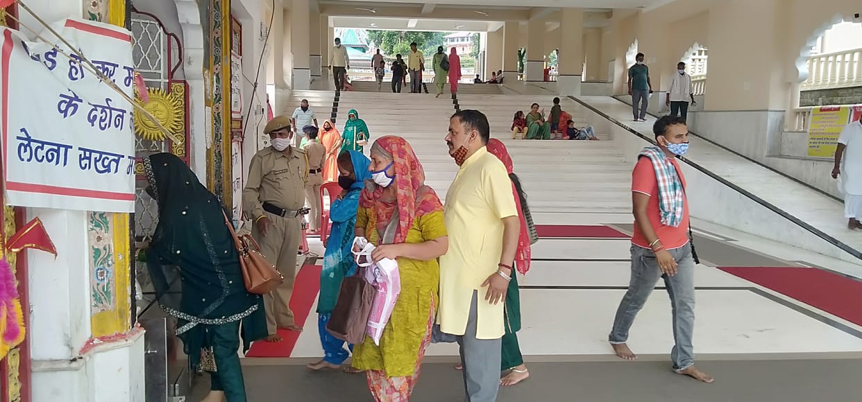7000 devotees in Bajreshwari on the third day in Jwalaji
