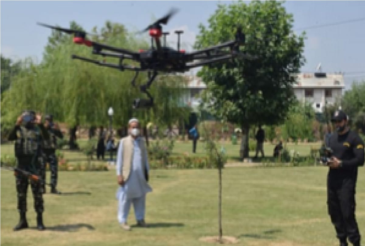 Jammu and Kashmir: Drone used for aerial surveillance was tested on Independence Day, see these special pictures