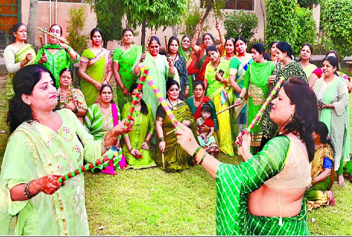 women celebrated haryali teej in agra