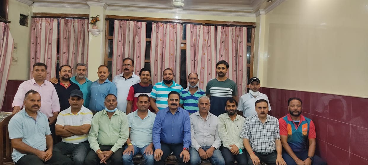Dr. Rajesh handed over the command of District Kangra Hockey Association