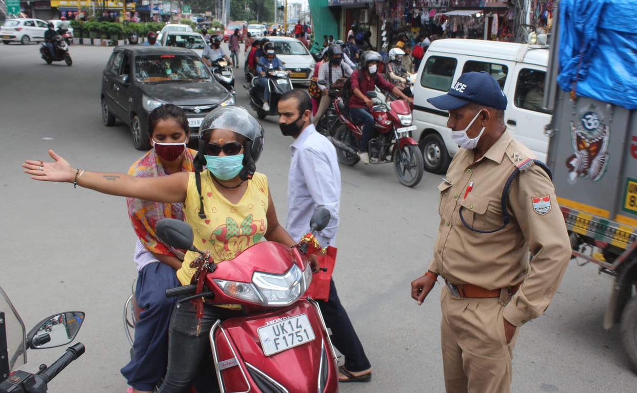When the phone was seized, the youth pleaded, 63 challaned