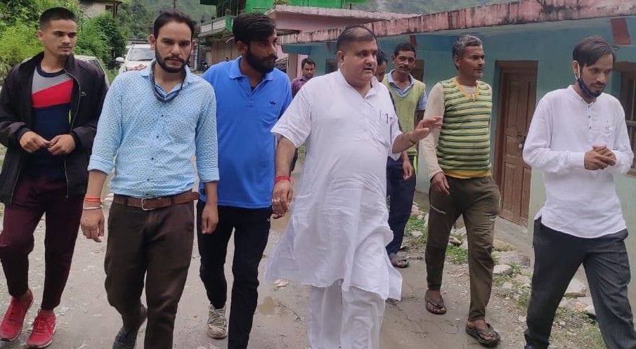 Villagers stopped Badrinath MLA's vehicle