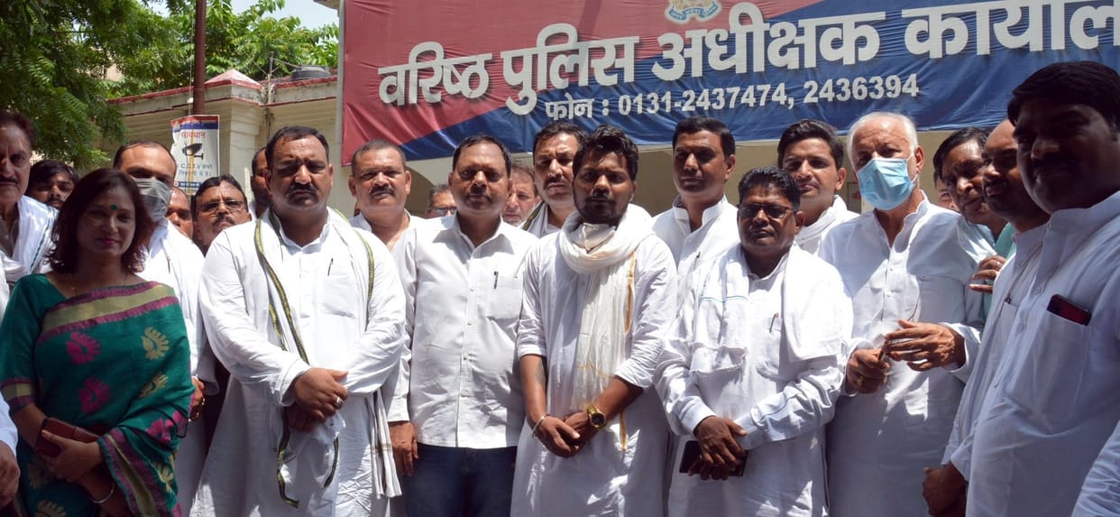 Ruckus over the filing of a report against the leaders of the Kranti Sena
