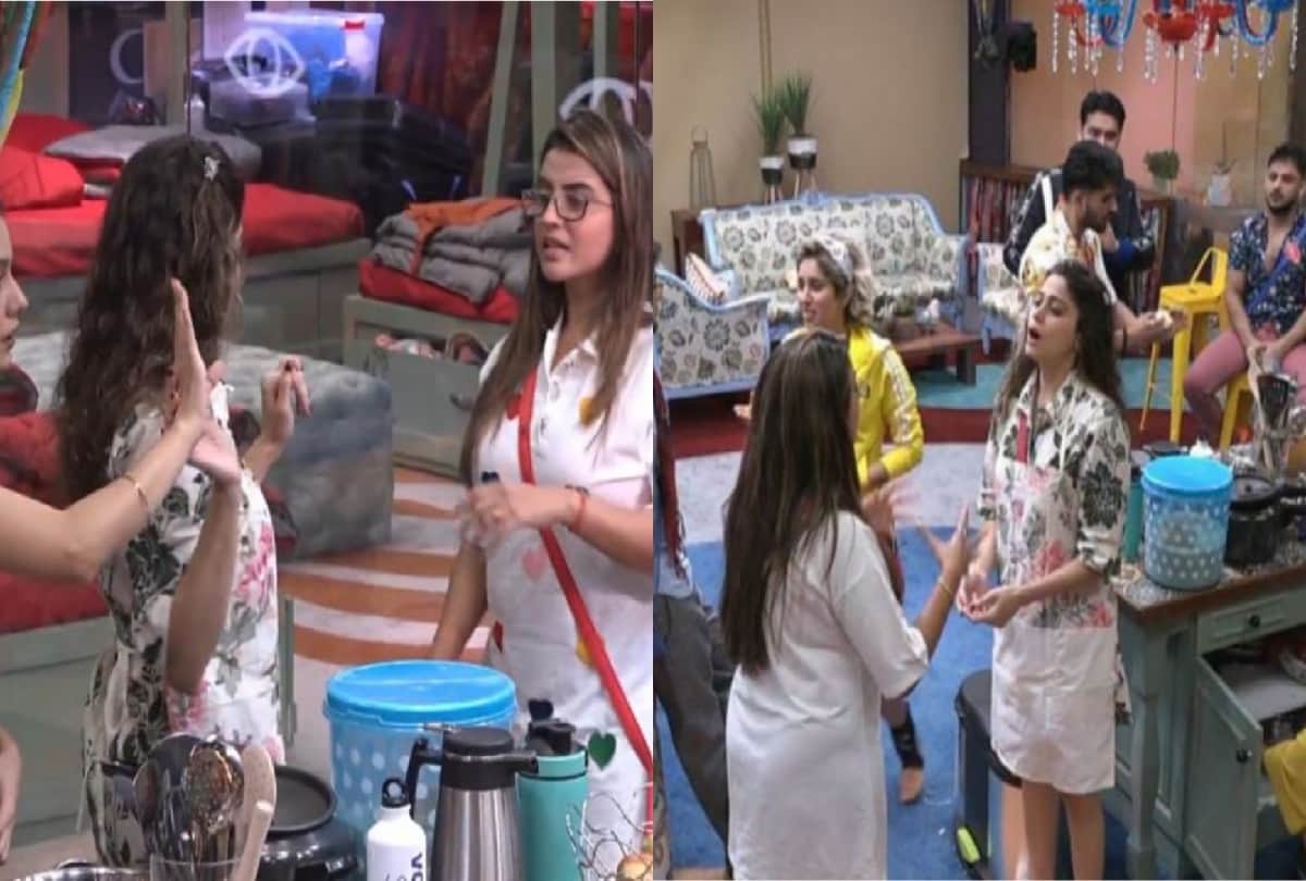 Bigg Boss Ott Shamita Shetty and Akshara Singh fought over food know what happened next