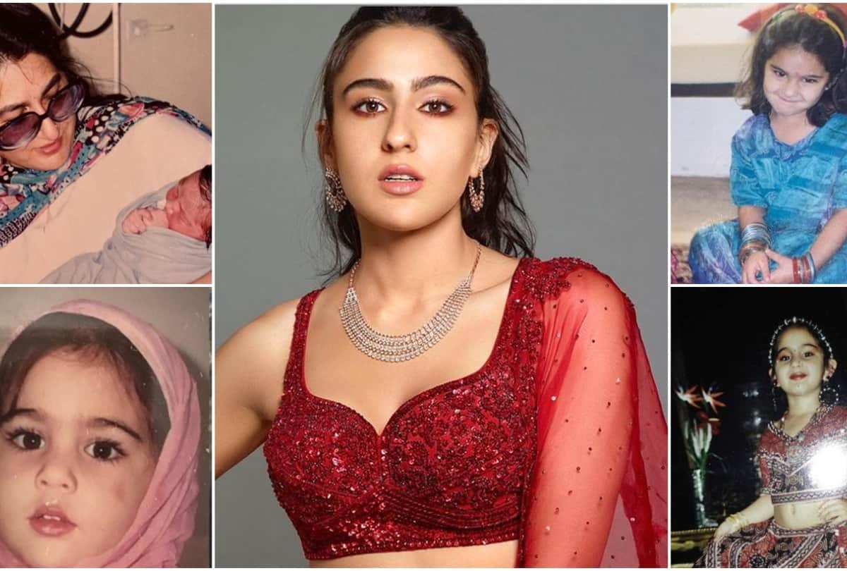 sara ali khan birthday she looks super cute since childhood see her unseen photos