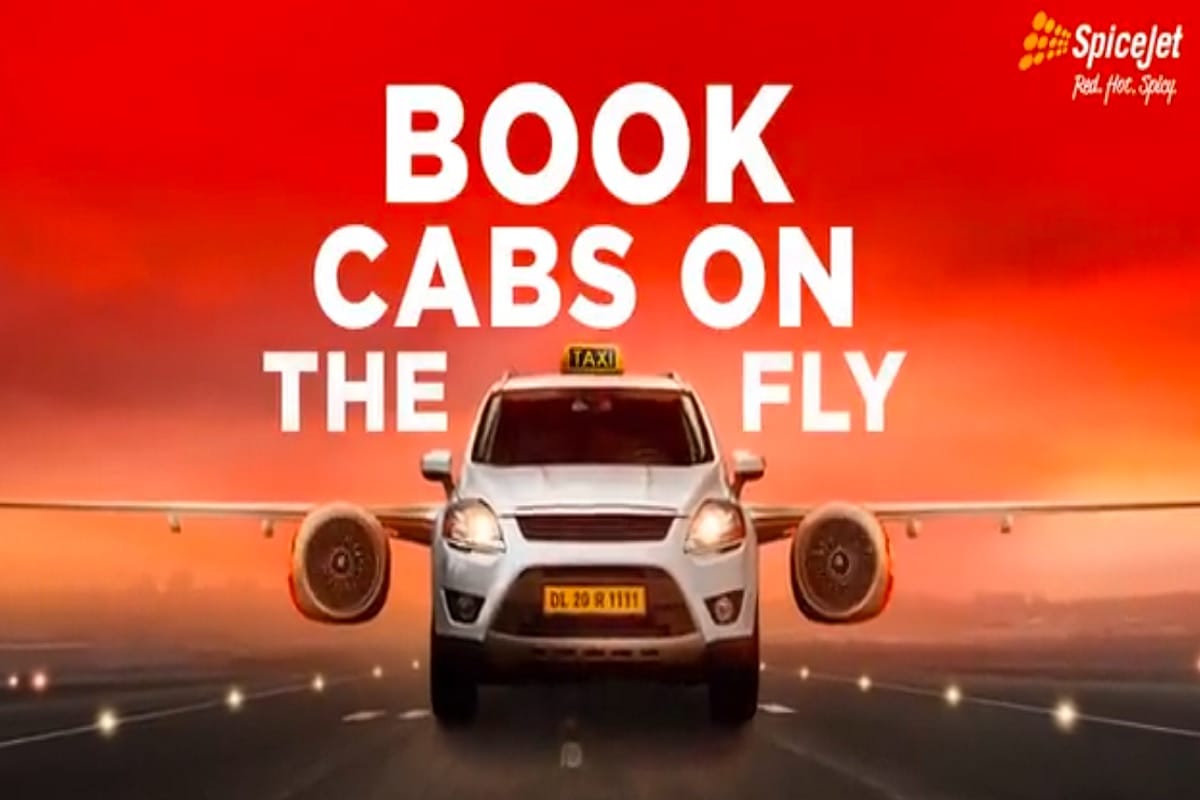 Spicejet introduces Mid air cab bookings Passengers Can now Book Taxis During The Flight