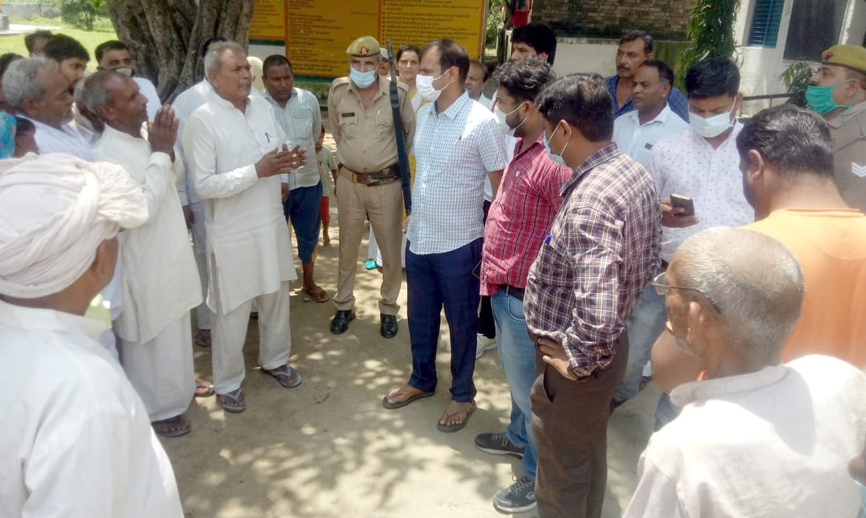 Heard the problems of the villagers coming under the JD of the toll plaza