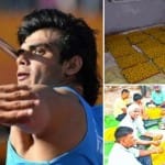 गांव में नीरज चोपड़ा के भव्य स्वागत की चल रहीं तैयारियां।