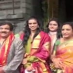 तिरुमला मंदिर में पीवी सिंधु