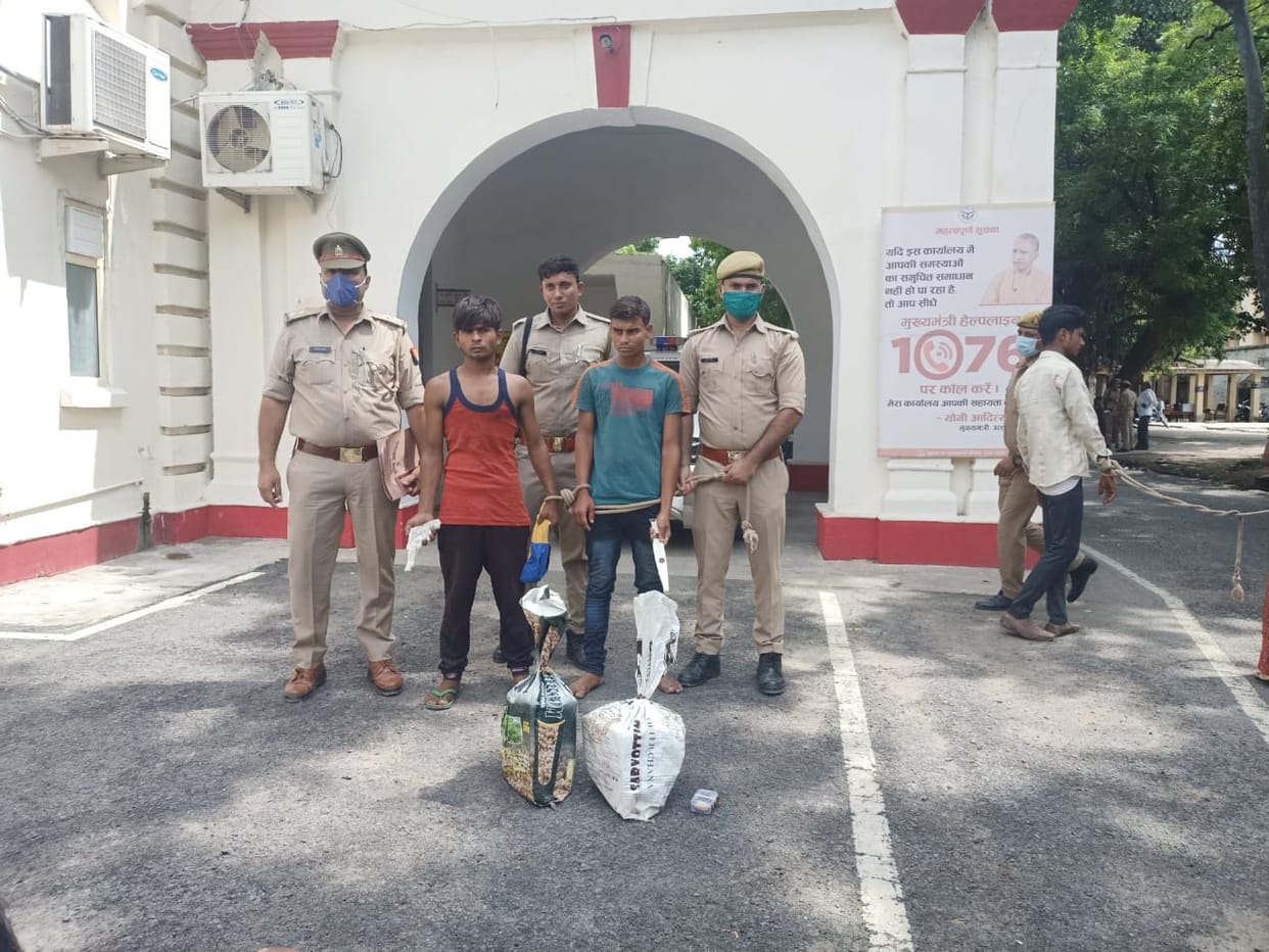 etawah news,Two thieves arrested, goods recovered
