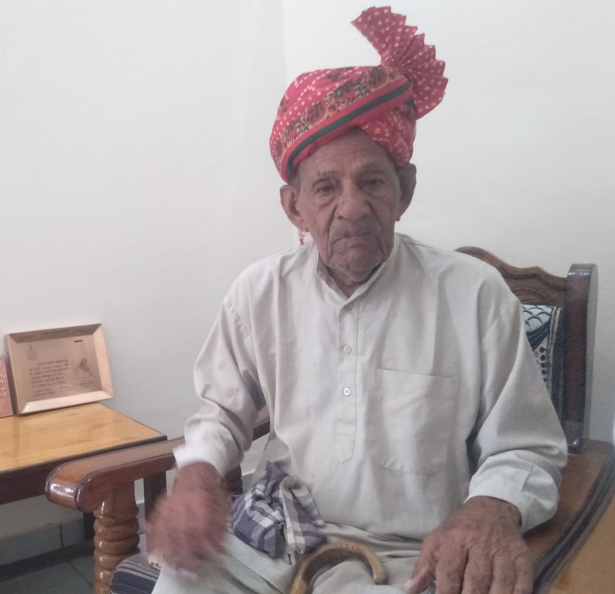 Netaji's name sparkles in the eyes of the 101 year old freedom fighter