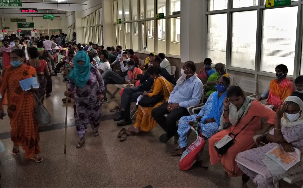 People roaming without masks and social distance in markets, hospitals and bus stands
