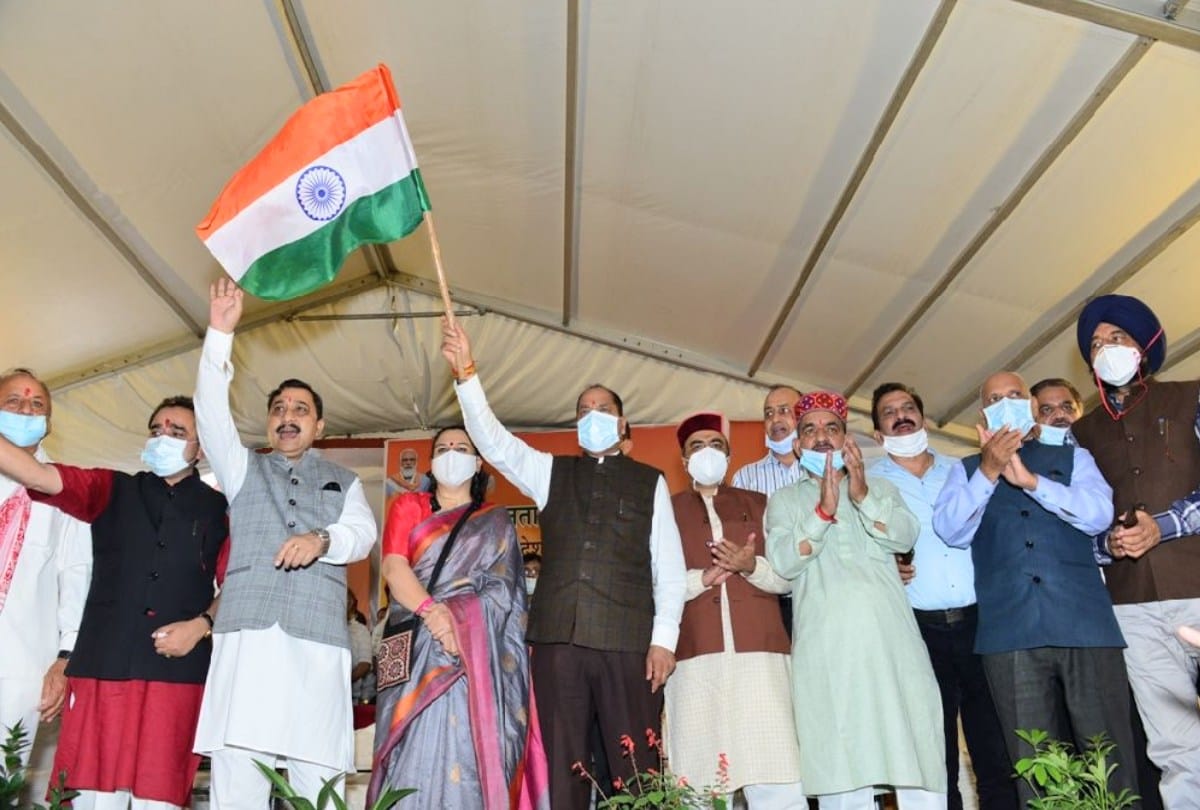 Govind ram statement in public meeting of  CM Jairam thakur at arki solan