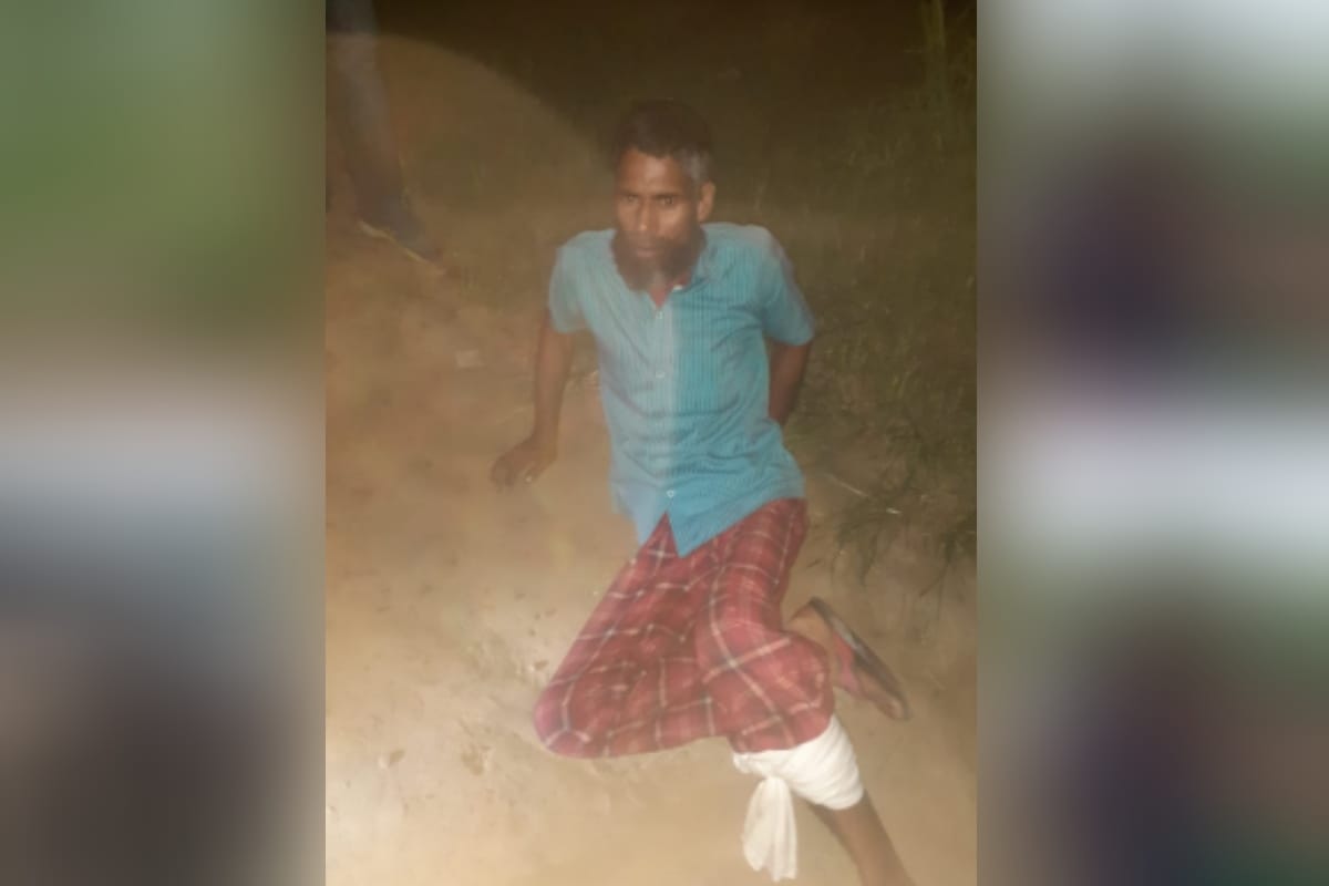 one lakh price money badmash arrested in police encounter in Muzaffarnagar